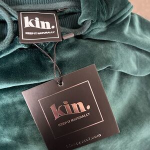 Kin Green Velour Hoodie Set NWT